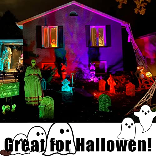 Solar Spot Lights Outdoor Color Changing, 2 Colors Modes Solar Landscape Lighting Rgb Spotlights Waterproof 2-In-1 Wall Lamp For Patio, Pathway, Yard, Garden, Holiday Decoration (Multi-Color) #TOP3