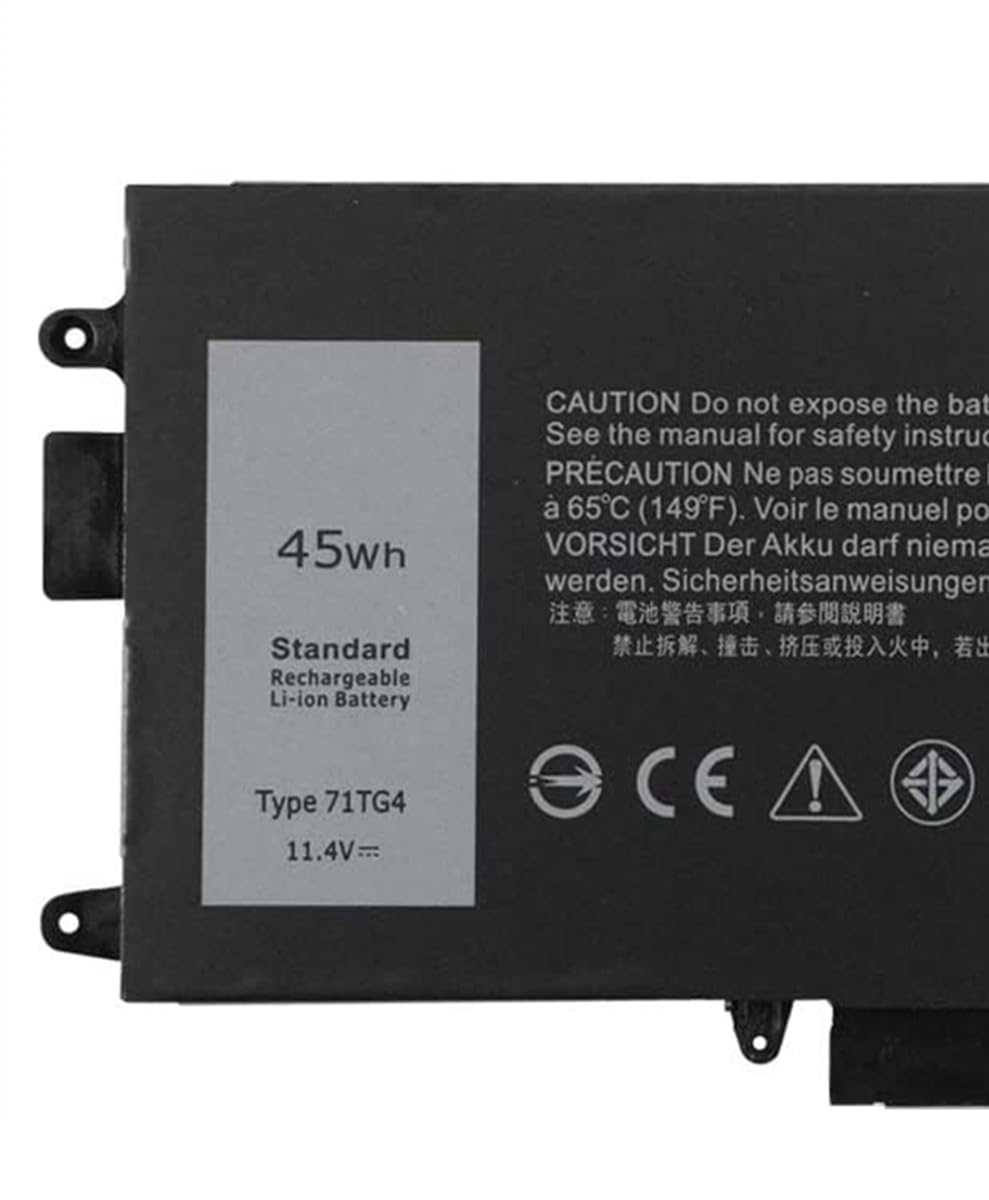 Batterie 7.6V 60Wh Pour Dell Latitude 5289 7389 7390 - K5XWW Compatible - 4 Cellules