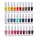 30 Colors Nail Art Two-Way Pen and Brush Varnish Polish