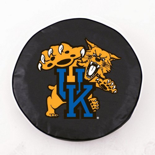 HBS Kentucky Tire Cover with Wildcats Logo on Black Vinyl Size: Z - 33 x 12.5 Inch
