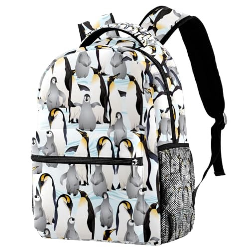 Sac à dos d'école pingouin pour soulager le dos des adolescents et ranger les cahiers