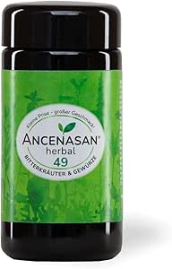 ANCENASAN® herbal 40g - Die KRAFT aus 49 Bitterkräutern und Gewürzen - Bitterstoffe ohne Alkohol - Glutenfrei, vegan, 100% naturrein