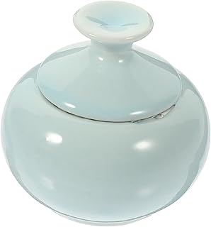 Tarros azul cielo con tapas Cerámica Estuche ...