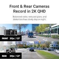 THINKWARE ARC Dashcam Autokamera, 3-facher Energiesparmodus, 1440P+1440P vorne und hinten, Wi-Fi, Super-Nachtsicht, 24/7-Parkmodus (kostenlose 32-GB-Karte, Festverkabelung, 12V-Kabel, GPS) – Ansicht 3