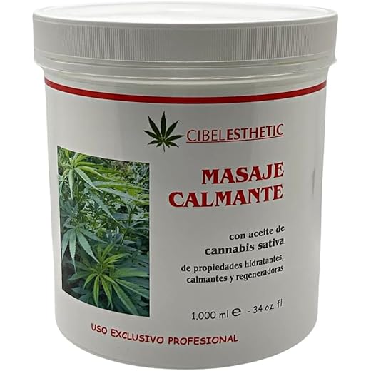 Crema Calmante con aceite de cannabis - 1000ml