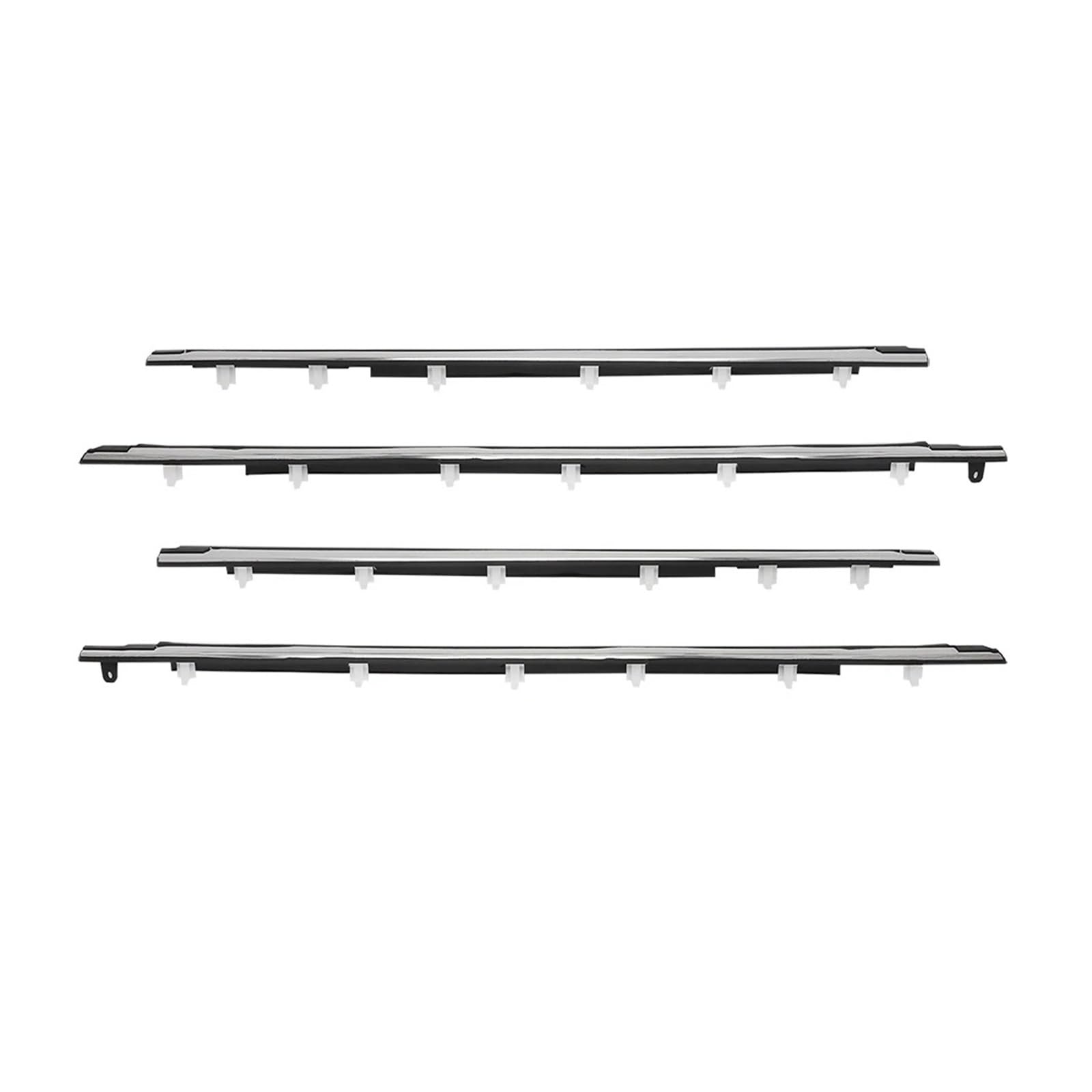 NATTCO Exterior Window Moulding Glass Seals for Car Window Fit for Toyota Land Cruiser LC80 FZJ80 LX450, Window Seal Molding, Weatherstrip Sealing Belt Strips