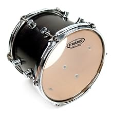TWO PLIES: Evans G2 heads are made with two plies of 7mil film BALANCED ATTACK: G2 heads are highly versatile, boasting a balanced attack, average sustain, slightly bright tone, and moderate durability MAXIMUM DURABILITY: This clear tom head boasts m...