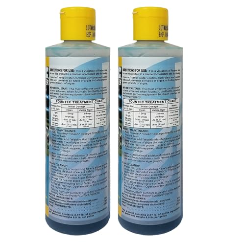 Image of EASYCARE FounTec Algaecide and Clarifier (8 Fl. Oz 2-Pack)