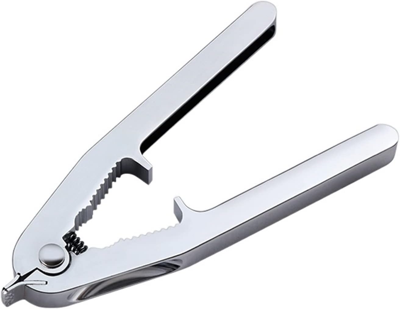 Nutcracker, Clam Clam Opener Special Zinc Alloy Kitchen Tool for Clam Clam Opening Walnut Crab Clip (Silver)