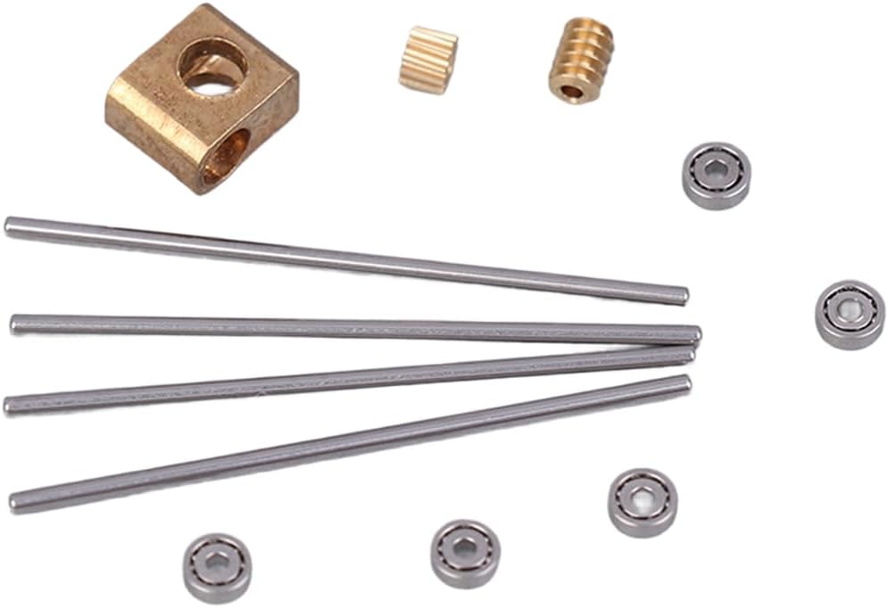 Worm Gear Transmission Box 0.2M 90 Degree Output 12x Reduction for Advanced Hobbyist Mechanical Projects (Precise version)