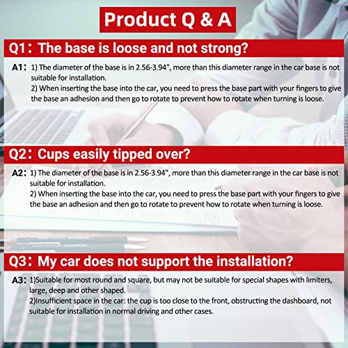 2 In 1 Large Car Cup Holder Extender Adapter This Hill With Adjustable Base, Wider Diameter, Universal Car Cup Holder And Organizer For Snack Bottles Cups Drinks New Upgraded #TOP7