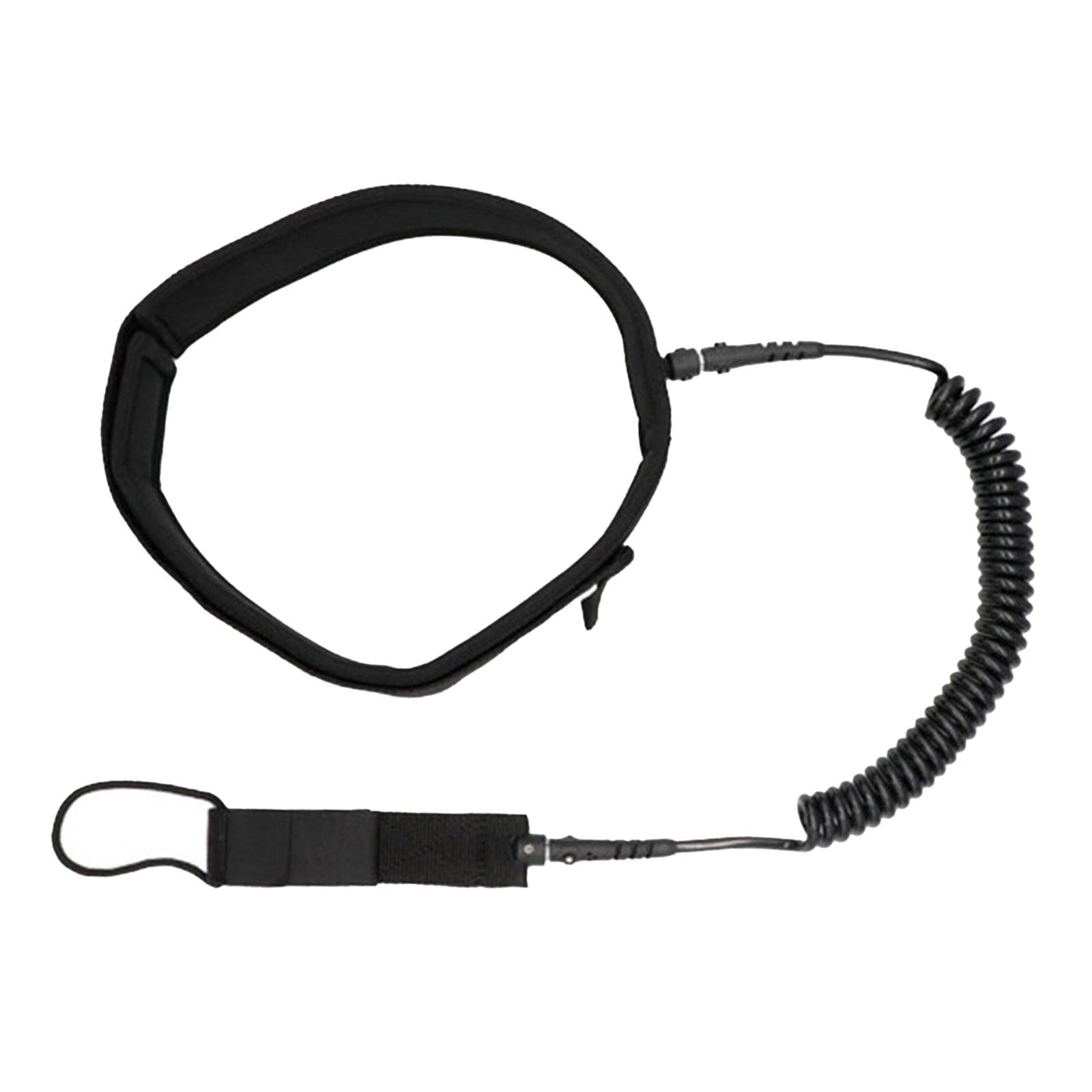 Leash per Tavola da Surf, Cintura Elastica, Tavola da Acqua Estensibile, Chiusura Robusta, PVC Morbido, Facile Installazione, Protezione per Surfisti,