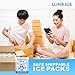 Ice Pack Bulk-Dry Ice for Shipping Frozen Food-Lunch Box Ice Packs-30 Pounds-48+Hour-Slim 15x12in/5x3in-Reusable ice packs-Freezer packs-Ice packs shipping-Dry ice packs for shipping-120 Pack-BPA FREE