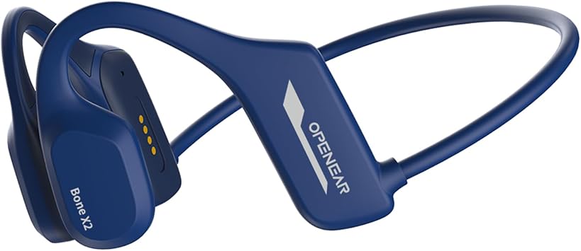 Swimming Headphones Bone Conduction Headphones Underwater Music Player Built-in 16G Memory IPX68 Waterproof MP3 open ear headphones bone conduction headphones bluetooth 5.2 Running Cycling Blue