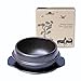 Crazy Korean Cooking Korean Stone Bowl (Dolsot), Sizzling Hot Pot for Bibimbap and Soup - Premium Ceramic (Medium - No Lid)