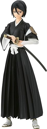 NINJAMO Soul Society Kuchiki Rukia Solid and Souls Version Cute Collectible Anime Figura 5.5" in -5.5 in