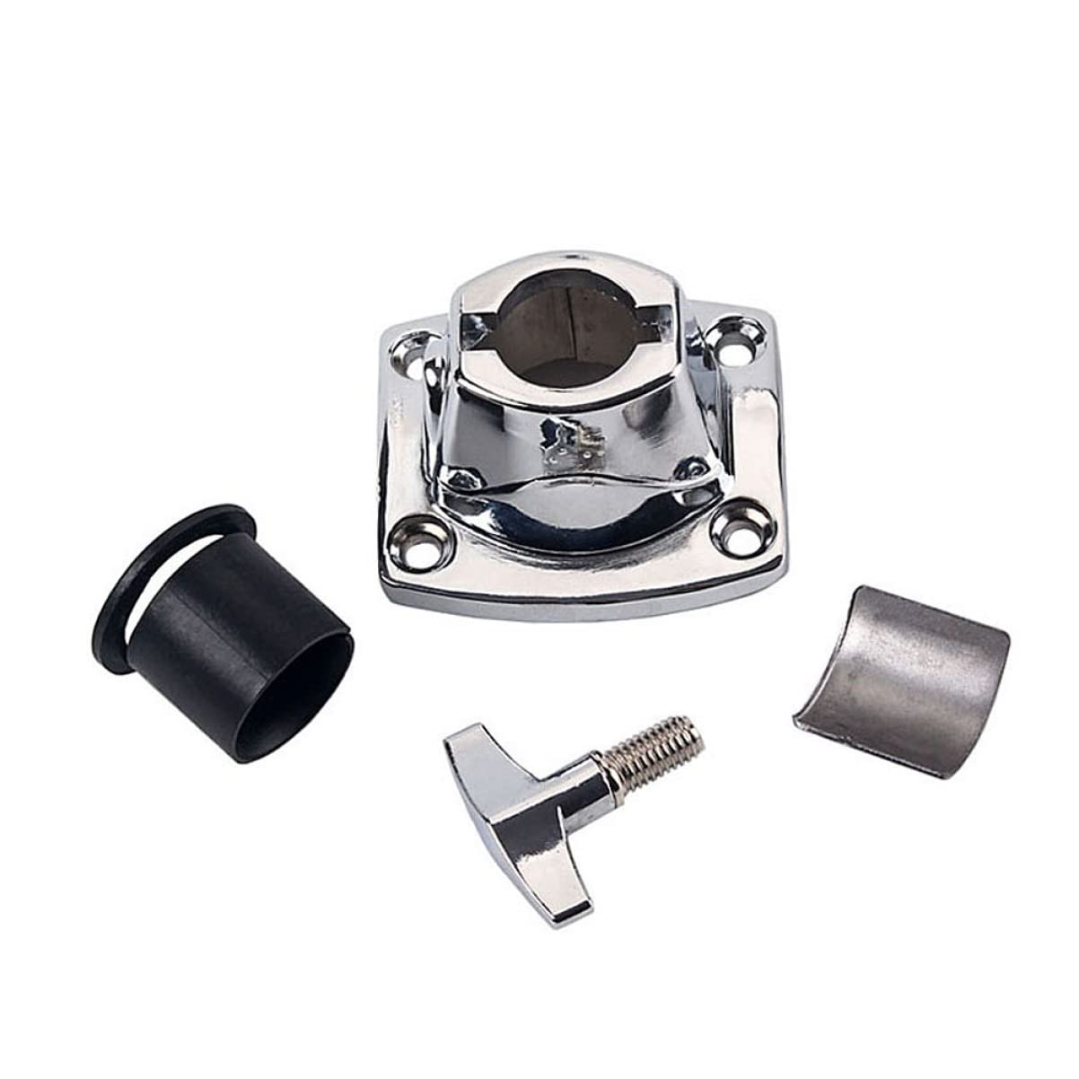 Toddmomy Durable Cymbal Holder Clamp for Drums Reliable Percussion Replacement Accessory Silver Drum Accessory for Secure Setup and Compact Drummer Kits