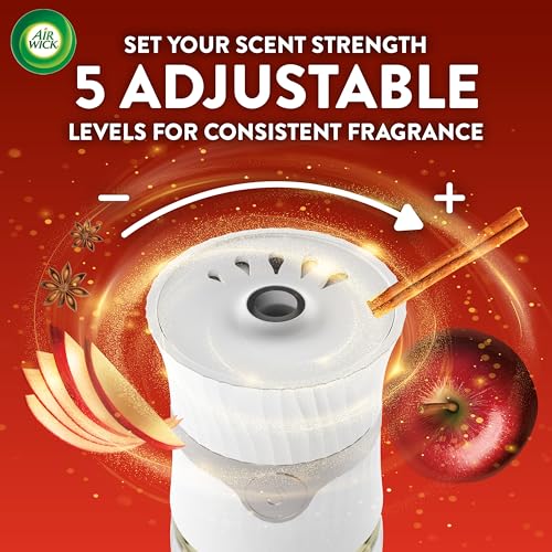 Air Wick Plug In Refill Apple Cinnamon Medley Fall Scent Essential Oils 7ct | 7ct Air Wick scented oil refills in Apple Cinnamon Medley, infused with essential oils for a warm fall scent. - image 9