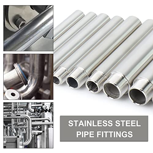 Taisher FC-487 2Pcs Stainless Steel Pipe Fittings, 1/2 Inch Npt Male X 1/2 Inch Npt Female Threaded thumb #5
