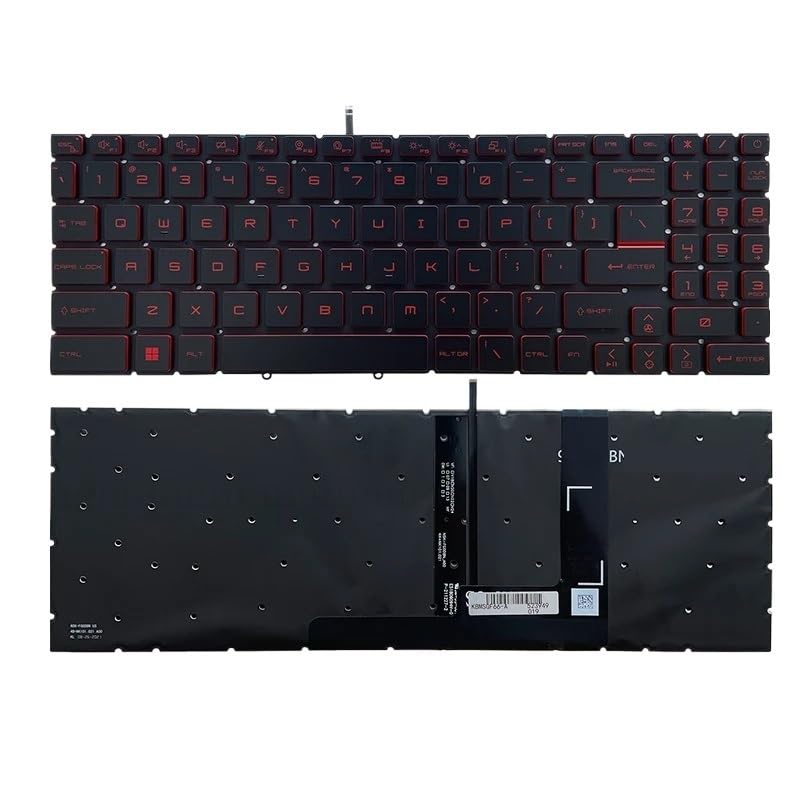 Clavier pour MSI GF66 GF76 MS-1582 retroeclaire US pour Crosshair 15