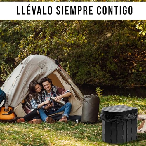 Miniatura 6 de Wc Portátil Para Camping Con Gel Aglutinante: Máxima Higiene En Tus Aventuras Al Aire Libre - Inodoro Portatil, Orinal Portatil, Wc Portatil Camping, Urinario Portatil Mujer, Vater Portátil
