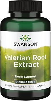 Swanson Valerian Root Standardized 200 mg, 120 Capsules