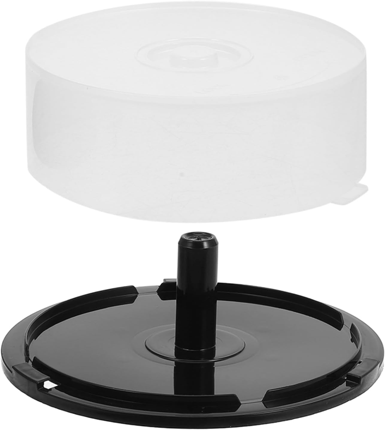 Gatuida Cd/dvd Storage Bucket, 25-disc PP Container for Easy Retrieval