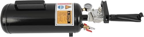 Miniatura 3 de ACZCR Herramienta de inflador de neumáticos de acero portátil de 8L 2.1 galones, herramienta de inflador de neumáticos de mano, diseño de cuello en