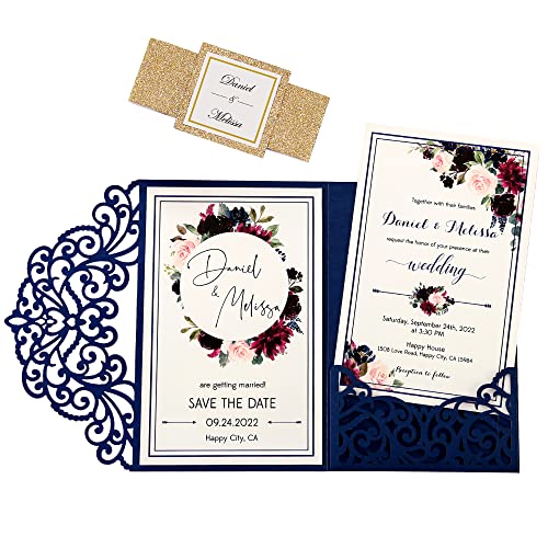 DreamBuilt Einladungskarten mit Umschlägen, 11,9 x 17,8 cm Cover