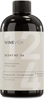 VINEVIDA Scent NO. 124-16oz (1lb) Signature Scent: Frozen Lake Fragrance Oil for Candle & Soap Making - Made in USA