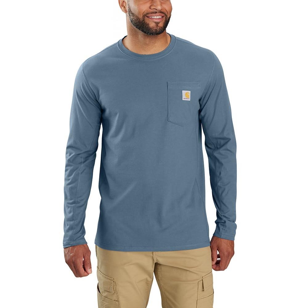 Carhartt Men's Force Relaxed Fit Midweight Long-Sleeve Pocket T-Shirt