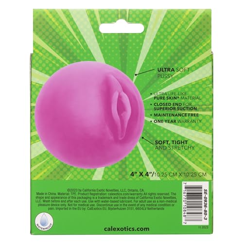 Image of CalExotics Pop Sock! Pussy Male Masturbator for Men with Ultra Life-Like Pure Skin and Closed End Superior Suction - SE-0936-80-3