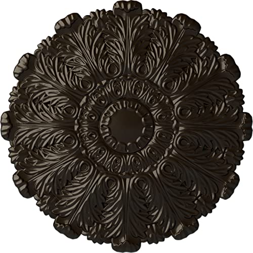 Image of 31 inchOD x 1 1 /2 inchP Durham Ceiling Medallion (Fits Canopies up to 4 1 /4 inch), Hand-Painted Stone Hearth