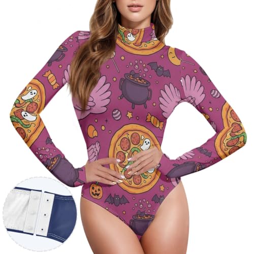 Body de manga larga para mujer GuoChe que estiliza la figura sin oprimir 2