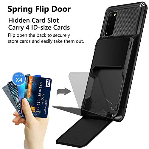 Vofolen for Samsung Galaxy S20 Wallet Case with Card Holder Women Men Black by Vofolen - Used condition - US$7.65