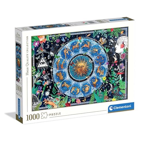 Clementoni - Puzzle pour Adultes 1000 Pièces, HQC Astrological Chart Fabriqué en Italie, 39890