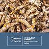 Eclectic Herb - Organic Turmeric & Pepper Capsules | Musculoskeletal System & Joint Health Support | Herbal Supplement | Vegan, Non-GMO, Gluten Free, Freeze-Dried (90 CT | 430 mg)