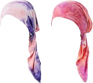 ToBe-U Chemo Headwear Turbans for Women Long Hair Head Scarf Headwraps Cancer Hats Scarf Gifts for Hair Lossâ€¦