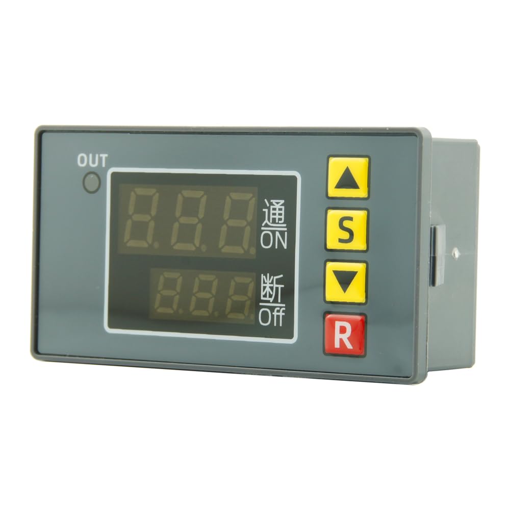 Irfora T3231 - Controllo programmabile del tempo, ritardo digitale, interruttore relè a 1 via, uscita attiva, funzionamento automatico del trigger manuale, riserva, interfaccia trigger esterna