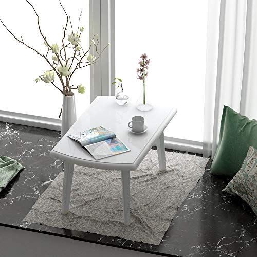 Théière pliante multifonctions et table de salon blanche 60cm - 4