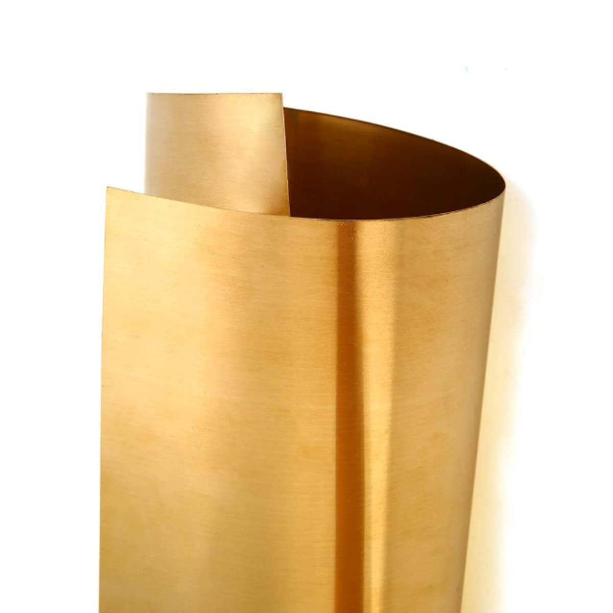 mosiężne arkusze, blachy, folie H62 Blacha mosiężna cienka podkładka z folii do obróbki metalu, długa 1000 mm/39,9 cala, szerokość 3,9 cala, 0,6 mm * 100 mm * 1 m (Size : 0.03mm*100mm*1m)