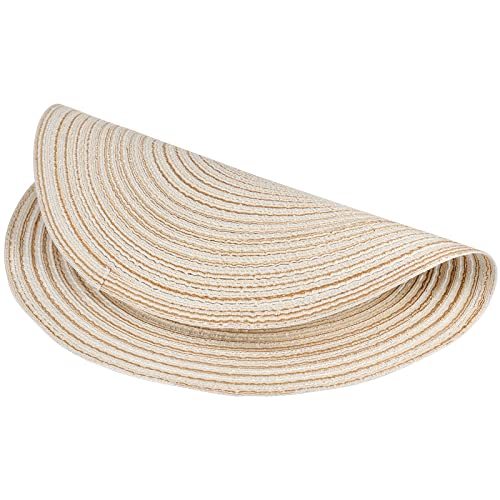 Set de table rond beige résistant pour protéger la table des assiettes chaudes - 3