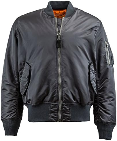 Amazon | Alpha IndustriesメンズMA - 1フライトBomberジャケット US
