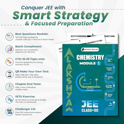 Image of PW Lakshya For JEE Main & Advanced Class 12 Chemistry Modules with Solutions Combo Set of 5 Books (2026 Edition)