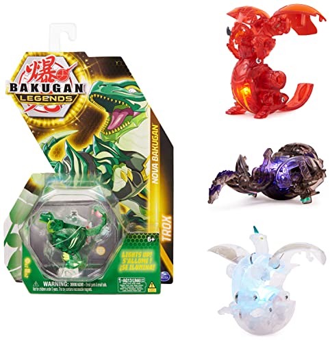 COLLEZIONALI TUTTI: fai salire di livello le tue battaglie con le nuovissime action figure Platinum Bakugan. Prova questi potenti Bakugan mentre questi giocattoli a sorpresa assumono nuove forme e si trasformano