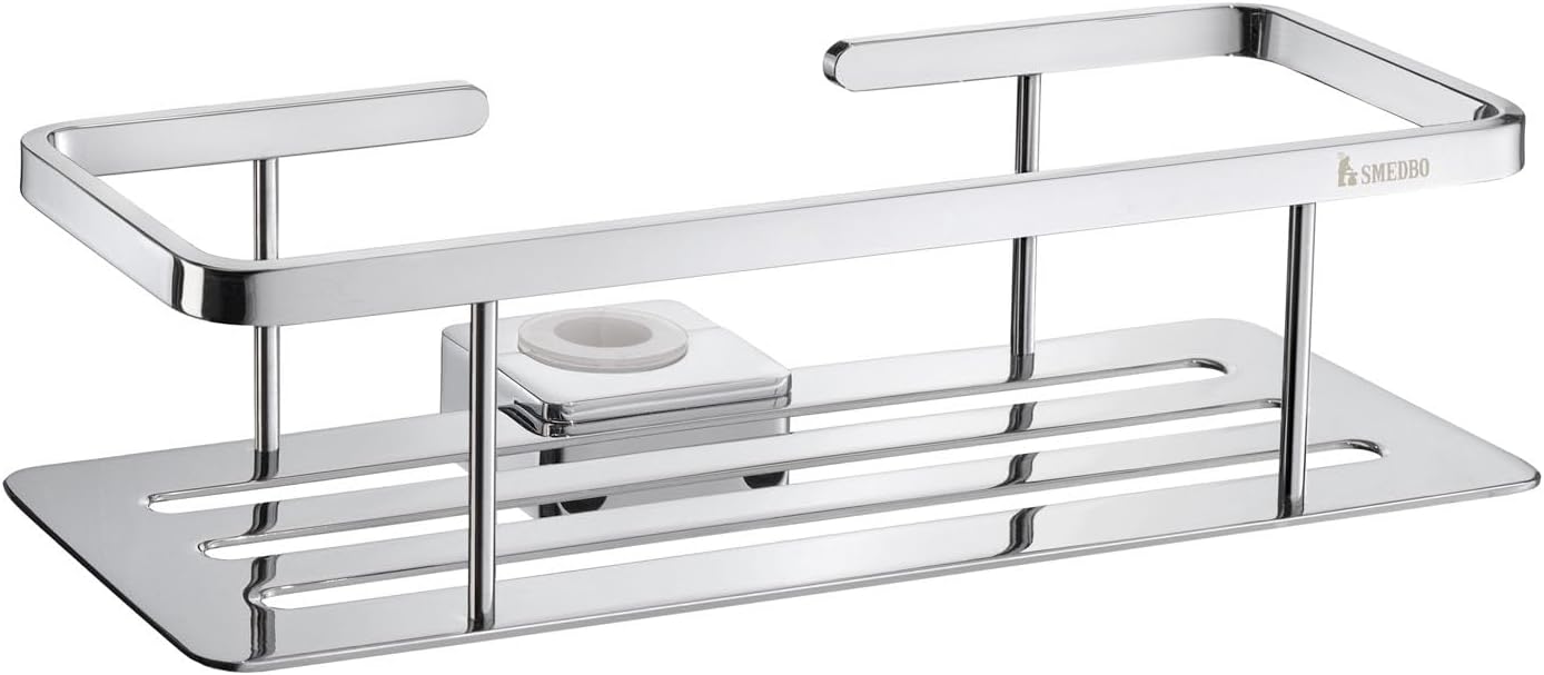 Depan view of the SMEDBO SIDELINE SOAP BASKET-CHROME