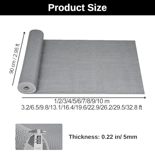 Tapis de drainage antidérapant en maille pour sol de cuisine grasse - 5