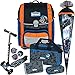 Star Commander - Raumschiff - Scout Genius mit Funny Snaps® Schulranzen-Set 6tlg. mit SPORTTASCHE und SCHULTÜTE - BALANCE-SCOOTER mit Leucht-Rädern GRATIS DAZU