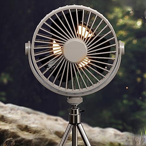 Ventilador sin cables con trípode para evitar el calor en exteriores y tiendas de campaña 6