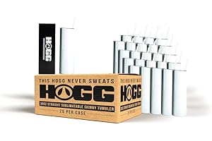 30oz Sublimatable Tumblers (25 Pack) for Bulk and Customization